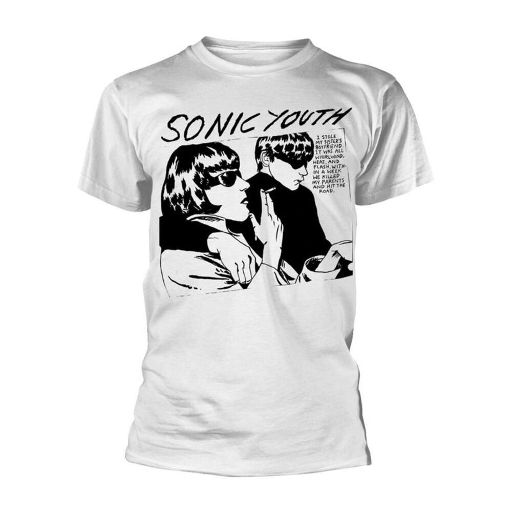 Sonic Youth Unisex Adult Goo Album Cover T-Shirt / White
